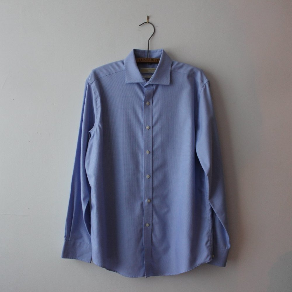 Michael Kors Blue Dress Shirt